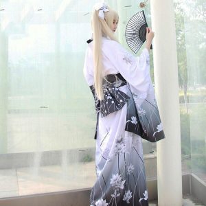 Kimono Japonais Femme Fleuri