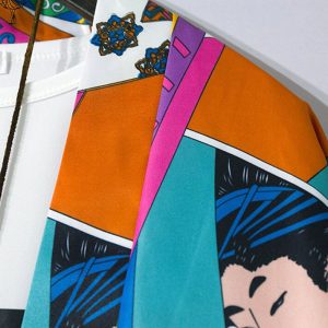 Veste Kimono Abstrait