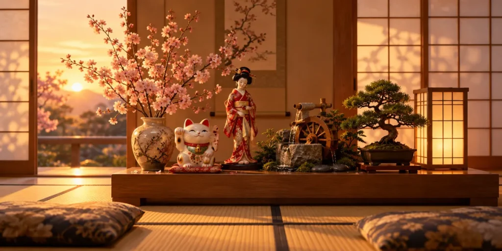 Objets déco japonais