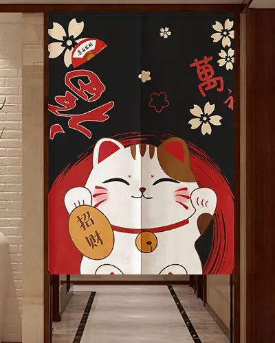 Noren Chat Maneki Neko